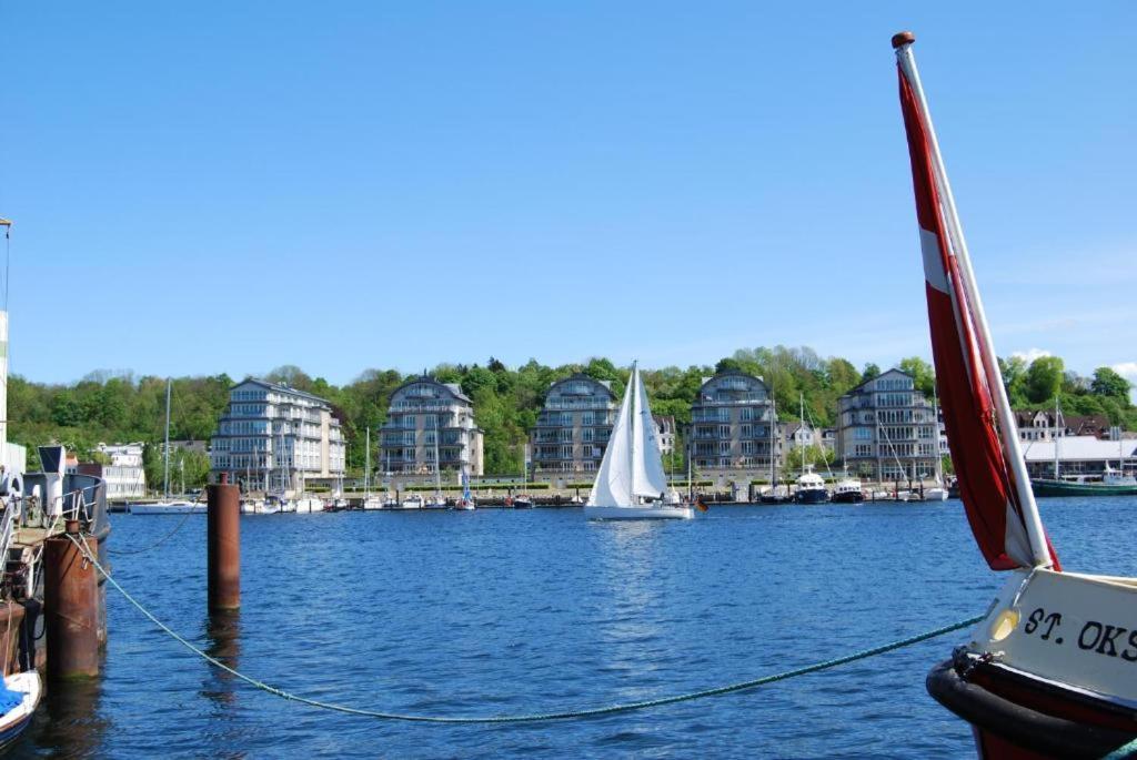 Ferienwohnung Haus Weitblick Lia Flensburg Exterior foto